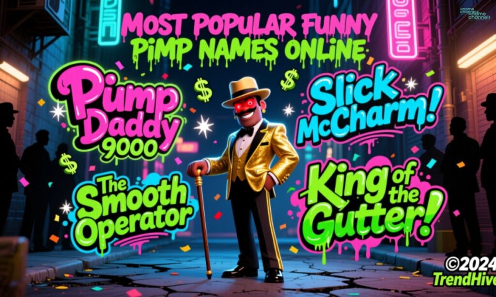 Most Popular Funny Pimp Names Online