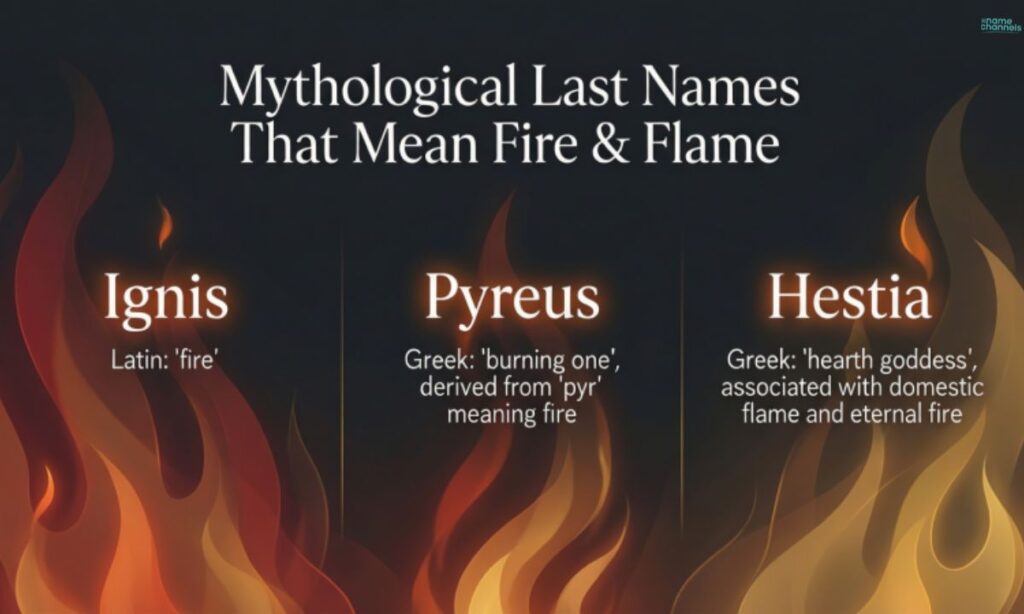 Mythological Last Names That Mean Fire & Flame
