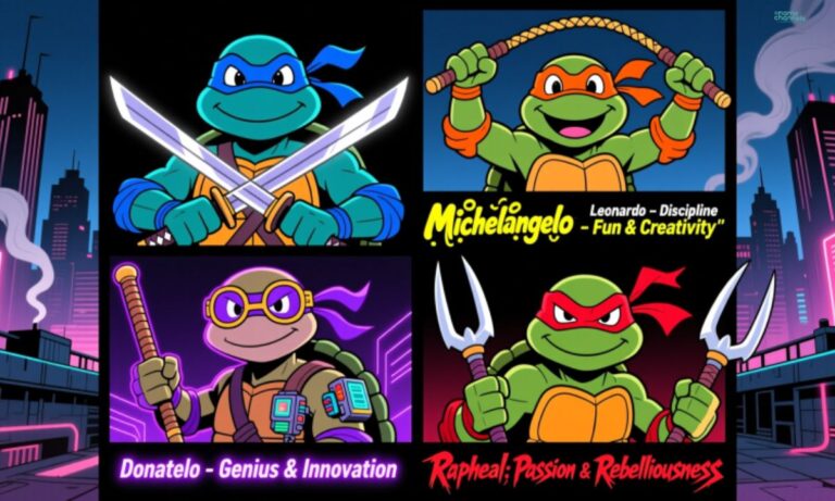 Ninja Turtle Names Explained Complete Guide to Colors, Personalities, Weapons, and Who Is Who