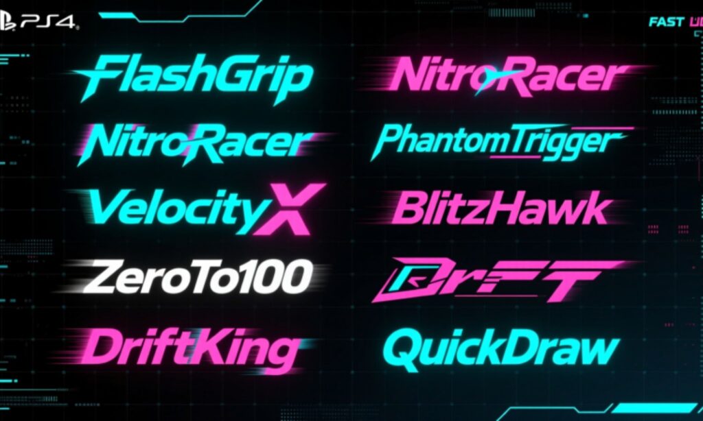 PS4 Usernames for FPS and Racing Gamers Who Play Fast