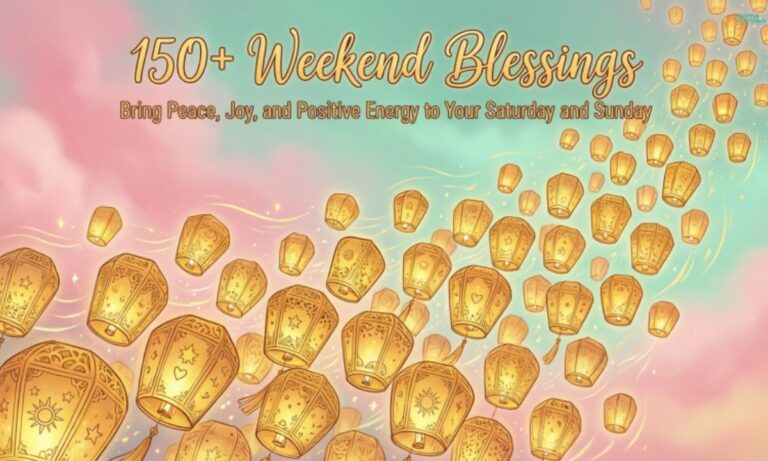 150+ Weekend Blessings to Bring Peace, Joy, and Positive Energy to Your Saturday and Sunday