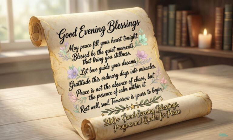 200+ Good Evening Blessings, Prayers and Quotes for Peace