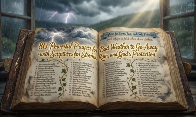 80 Powerful Prayers for Bad Weather to Go Away with Scriptures for Storms, Rain, and God’s Protection