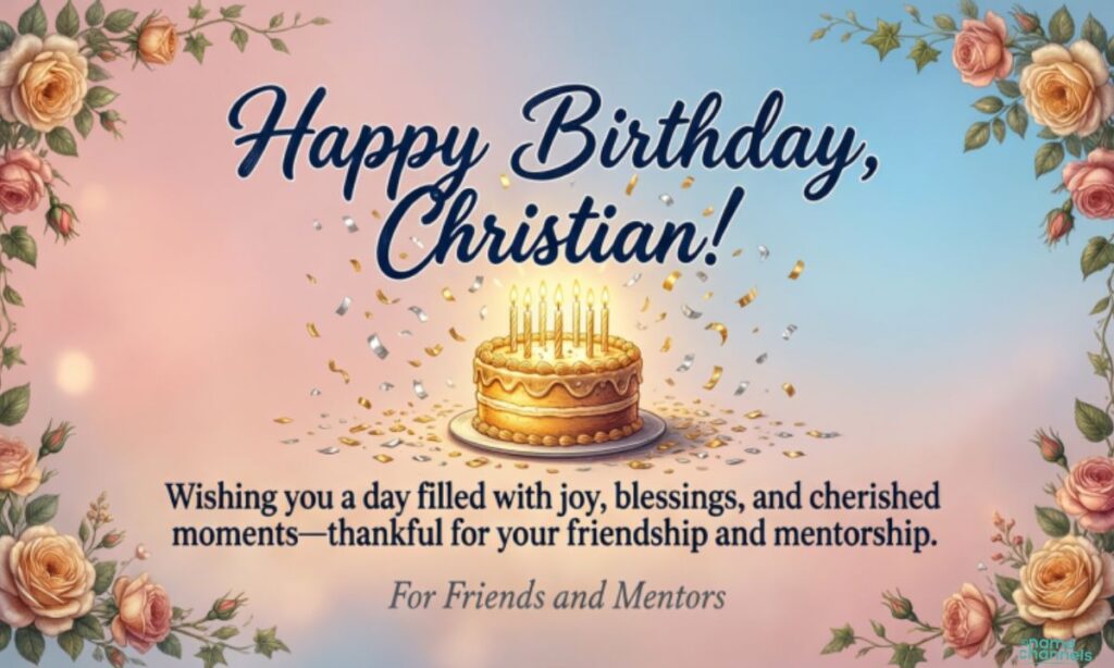 Christian Birthday Wishes For Friends and Mentors