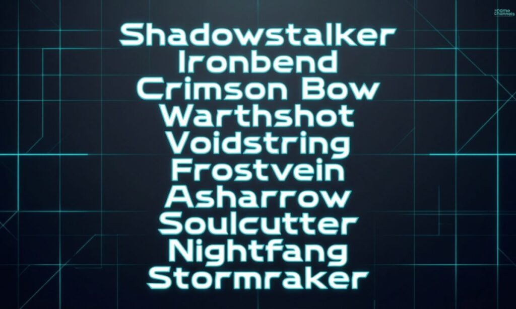 Cool & Badass Archer Names for Games