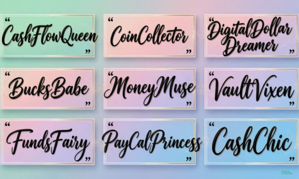 Creative Cash App Girls Usernames with Meaning