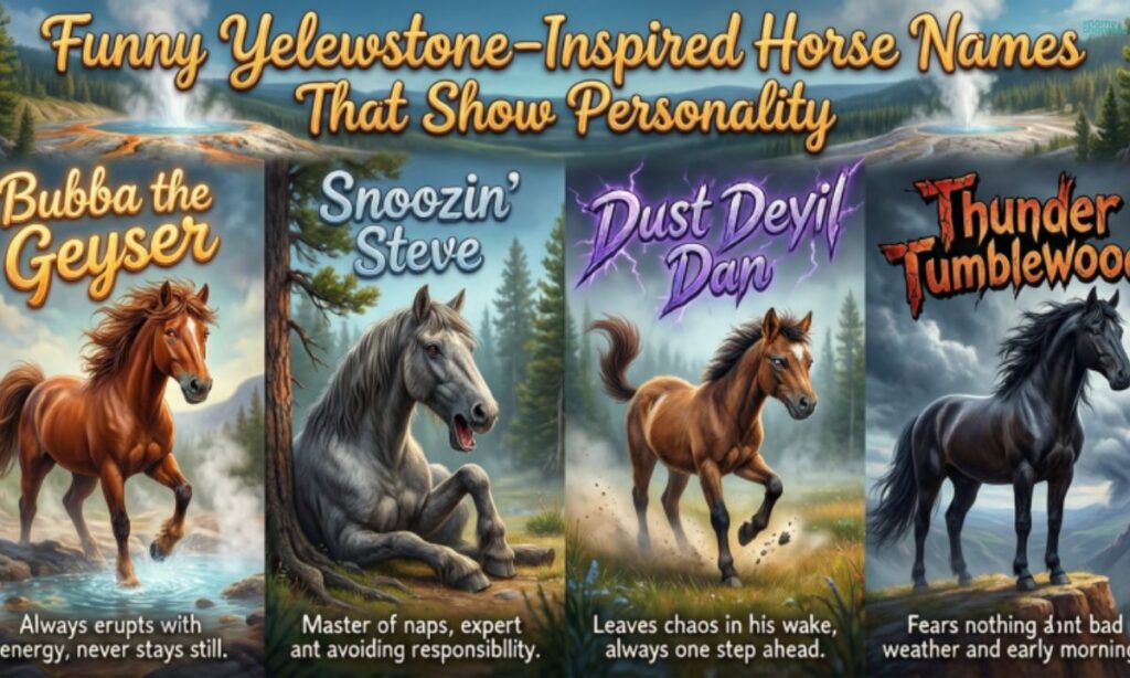 Funny Yellowstone Inspired Horse Names That Show Personality