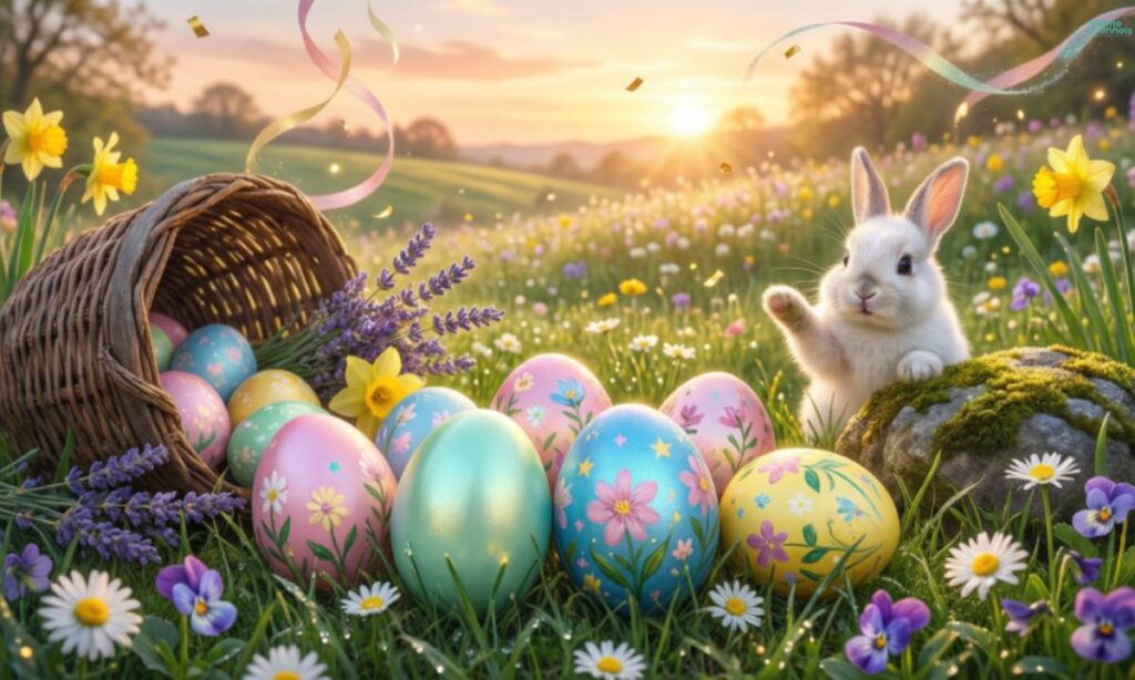 Happy Easter Blessings Image Free