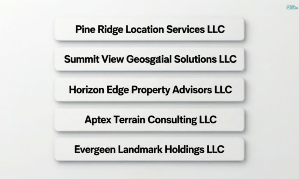 Location-Based LLC Names