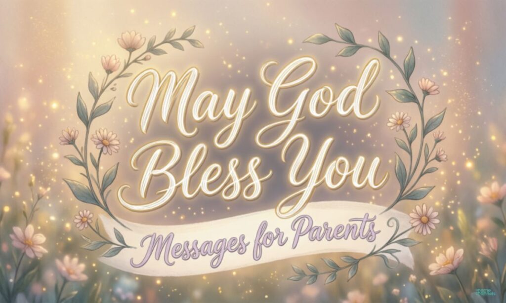 May God Bless You Messages for Parents