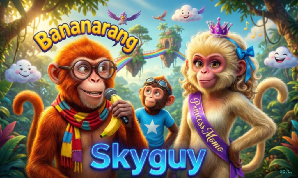 Monkey Names Inspired by Disney & Kids' Programming
