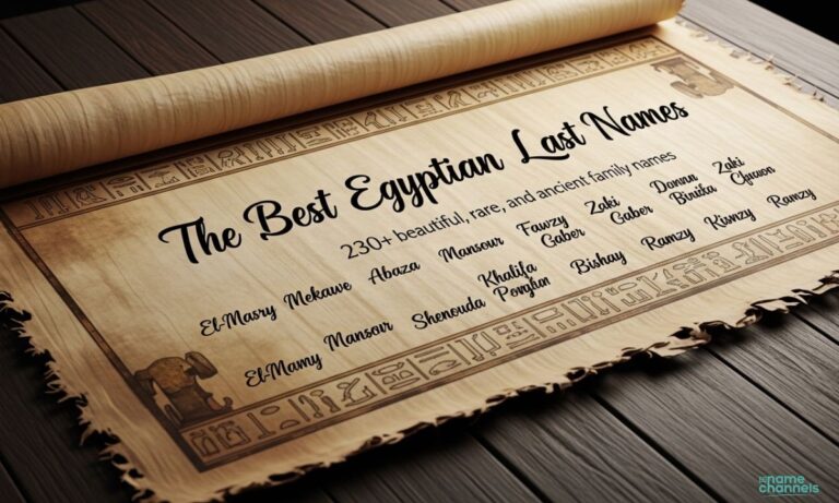 The Best Egyptian Last Names 230+ beautiful, rare, and ancient family names