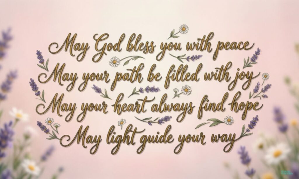 Short May God Bless You Messages