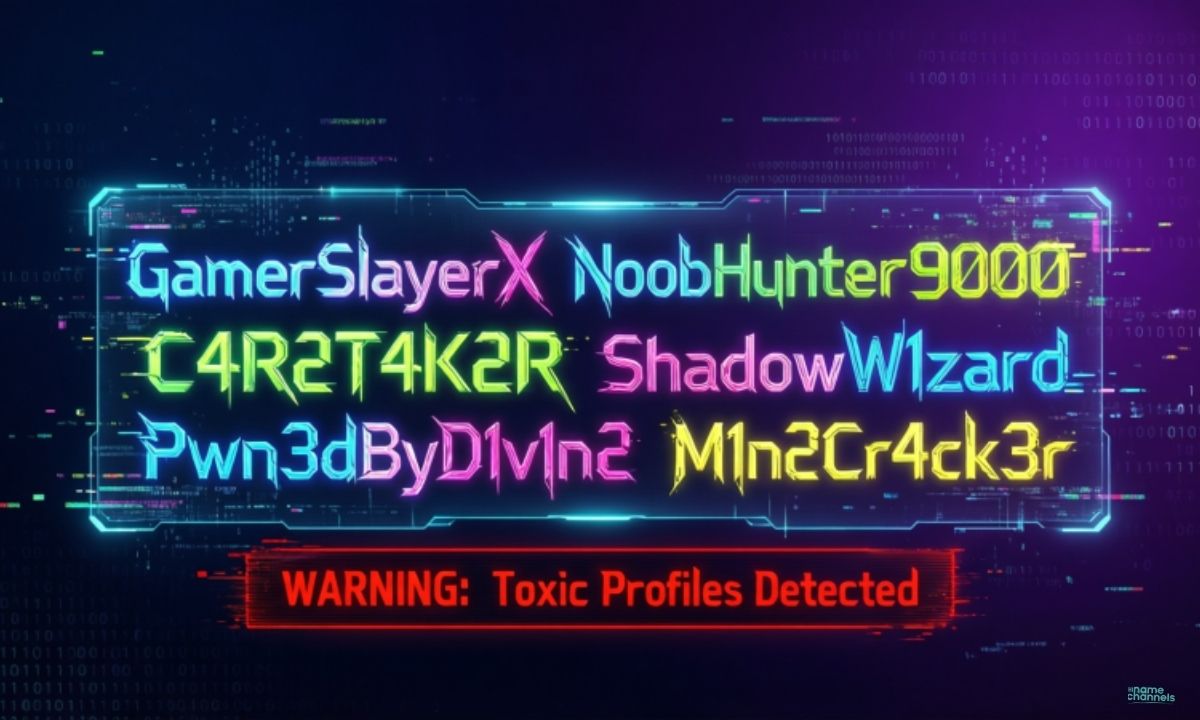 (390+) Toxic Usernames for Gamers & Social Media