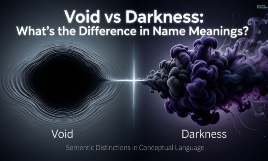 Void vs Darkness: What's the Difference in Name Meanings?