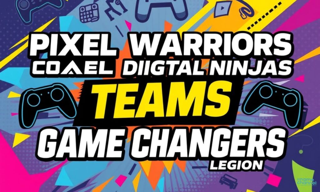 Competitive Esports Team Names