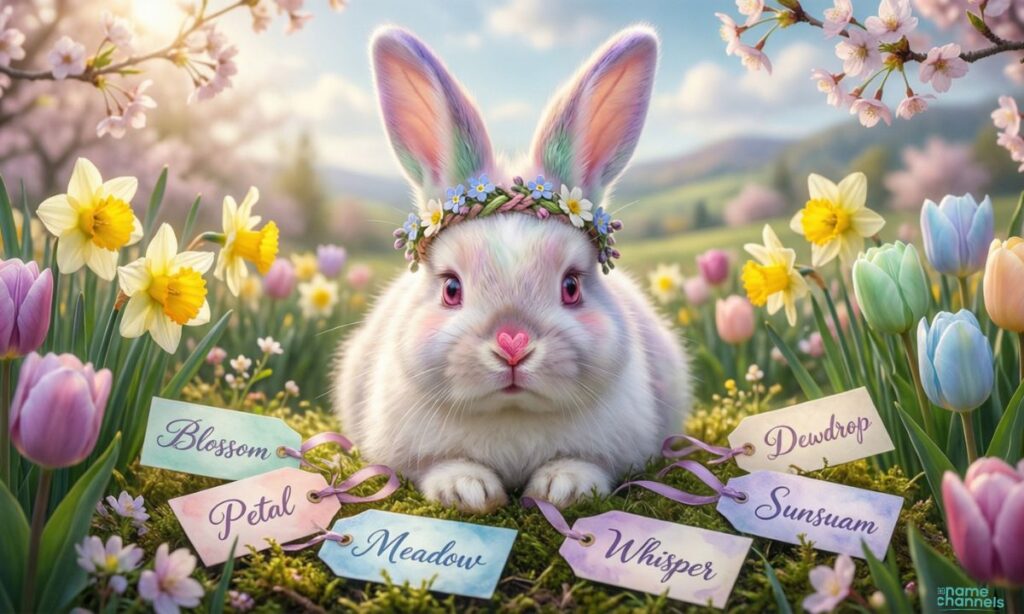 Flower, Pastel & Nature-Inspired Easter Bunny Names