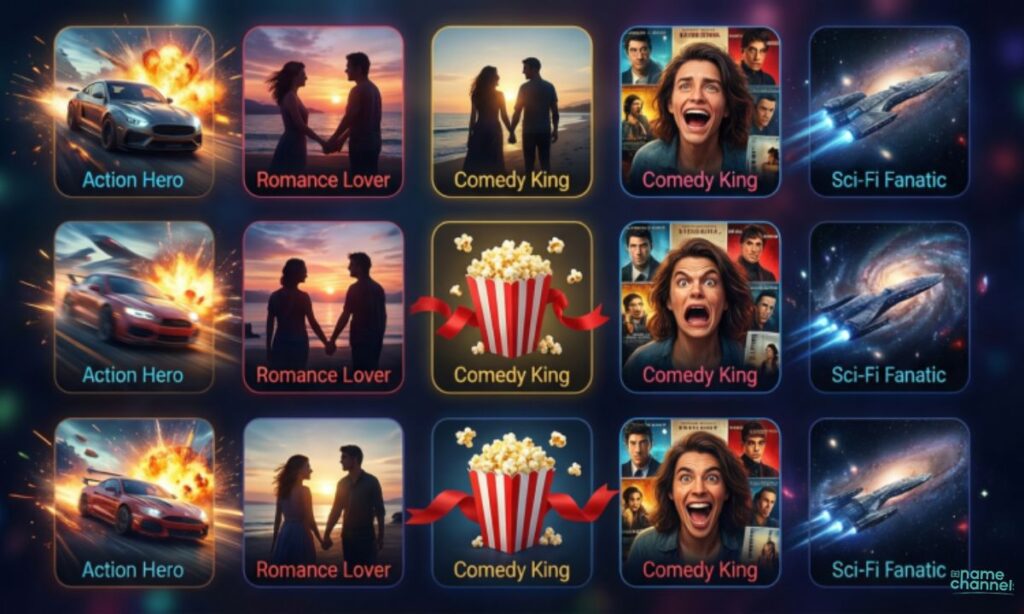 Movie Names for Netflix Profiles