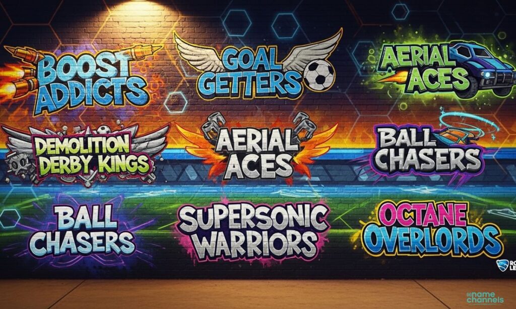 Rocket League Clan Names