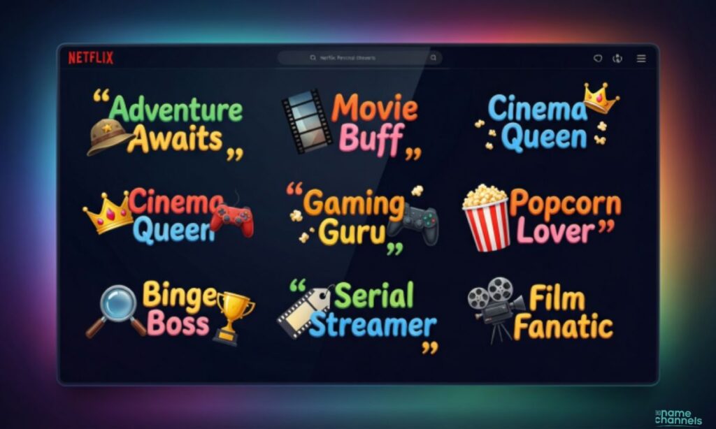 Unique Names for Netflix Profile
