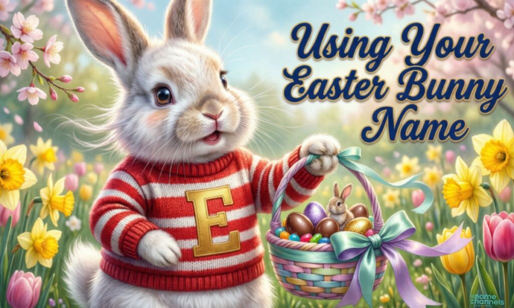 Using Your Easter Bunny Name
