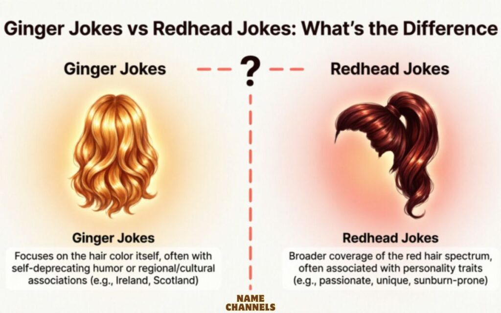 Ginger Jokes vs Redhead Jokes: What's the Difference