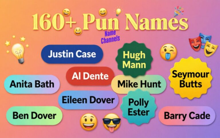 160+ Pun Names That Actually Get a Reaction (Not Just a Groan)