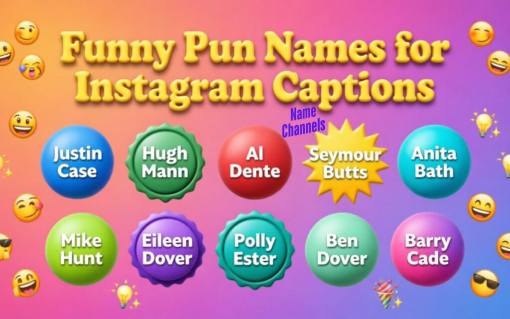 Funny Pun Names for Instagram Captions