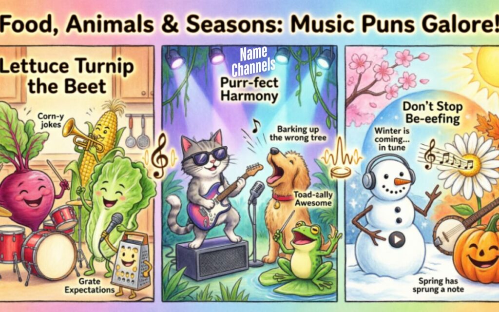 Food, Animals, and Seasonal Puns (Because Why Stop at Music)