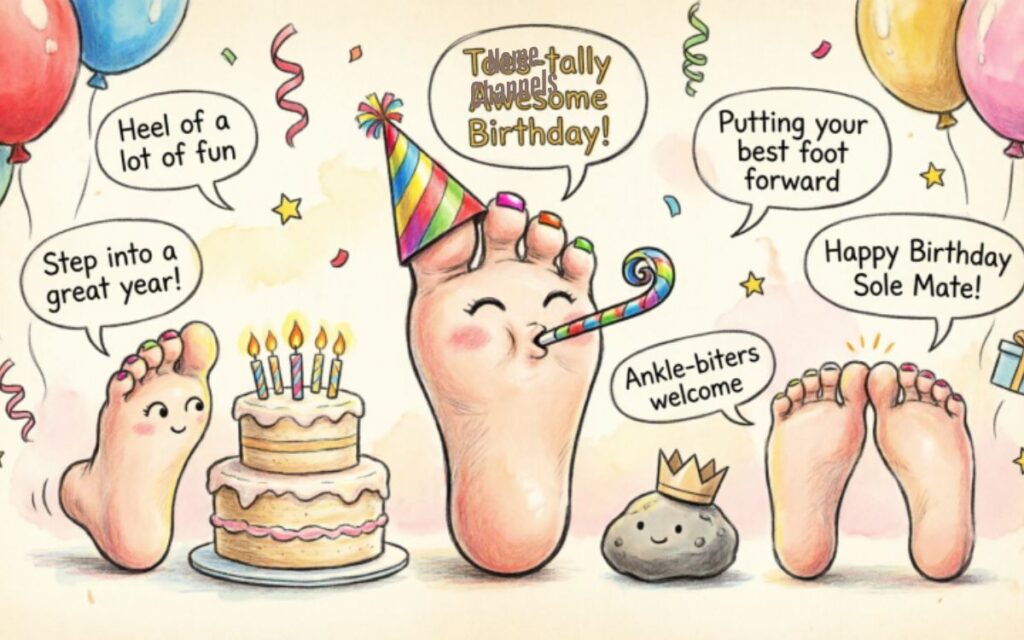 Foot Puns for Birthday Cards People Will Actually Keep